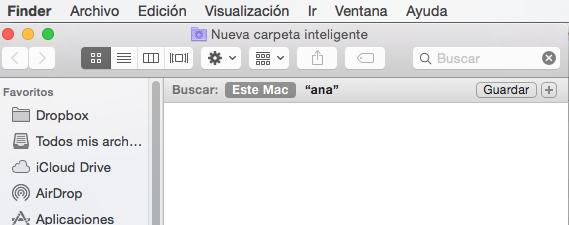 Cómo crear carpetas inteligentes en Mac - Paso 2