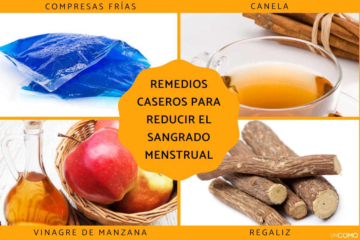Remedios caseros para reducir el sangrado menstrual