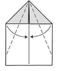 Cómo hacer un avión de papel Glider - Paso 3
