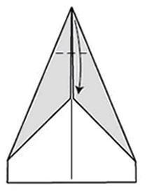 Cómo hacer un avión de papel Glider - Paso 4