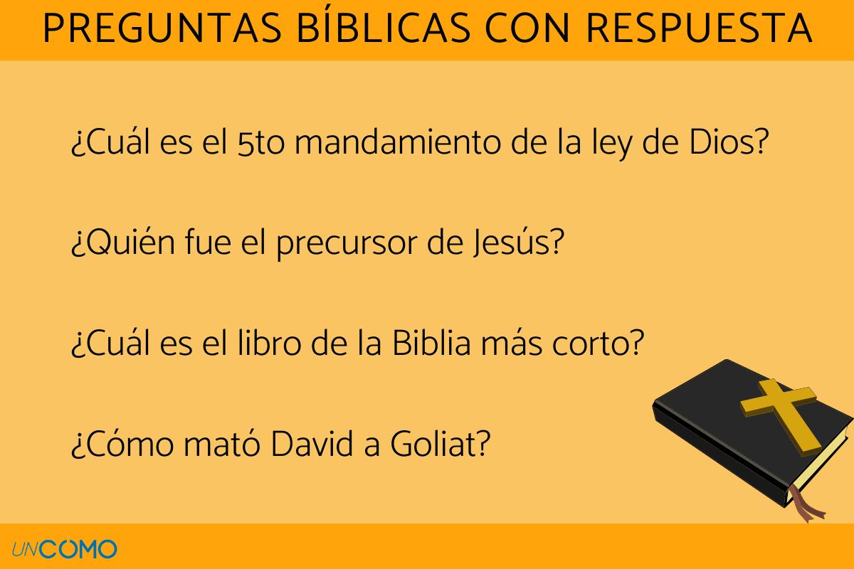 Preguntas bíblicas con respuesta