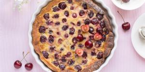 Clafouti o tarta de cerezas francesa: receta fácil