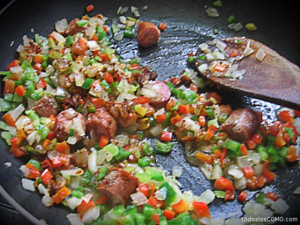 Cómo hacer frijoles refritos (caraotas negras) - Paso 8