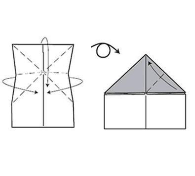 Cómo hacer un avión de papel Gomez - Paso 2