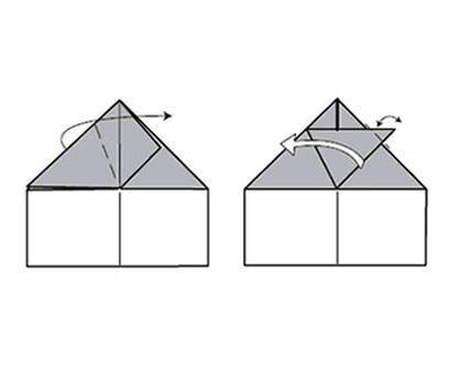 Cómo hacer un avión de papel Gomez - Paso 3