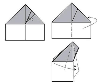 Cómo hacer un avión de papel Gomez - Paso 5