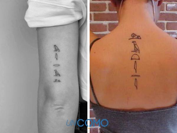 Tatuajes egipcios: significados - Letras egipcias para tatuajes