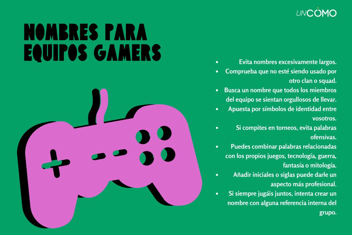 200 nombres para equipos gamer originales, épicos y divertidos
