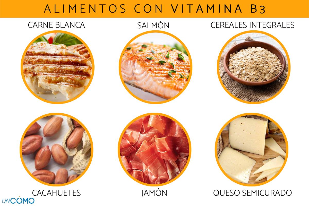 Alimentos con vitamina B3