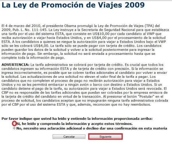 Cómo pedir la visa de turista para los Estados Unidos - Paso 4