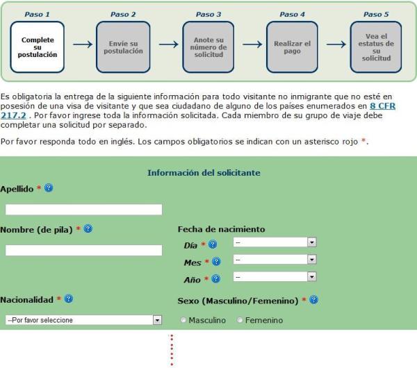 Cómo pedir la visa de turista para los Estados Unidos - Paso 5