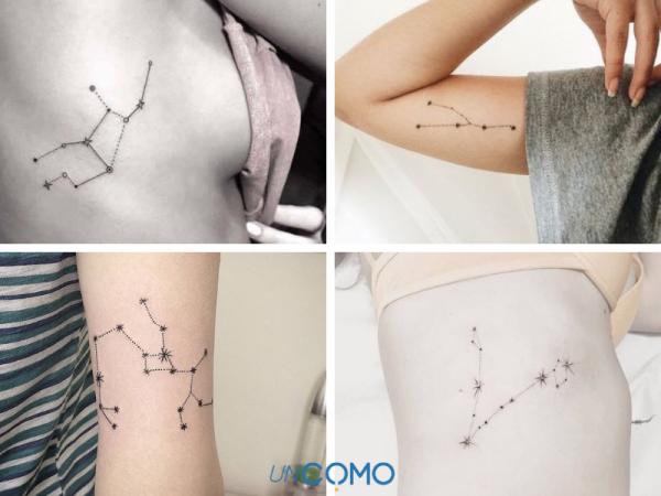 Tatuajes de constelaciones y su significado - Tatuajes de constelaciones del zodíaco y sus significados