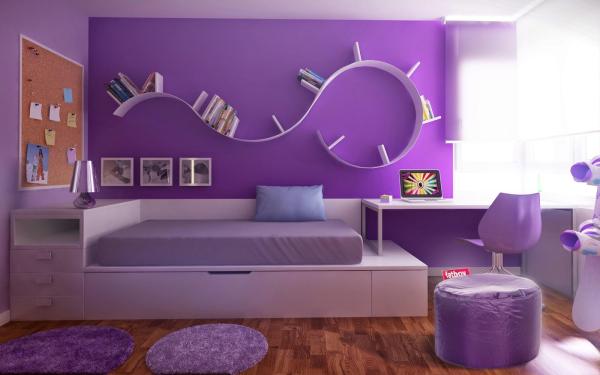 Cómo decorar una casa con el color violeta - grandes ideas - Significado del color violeta