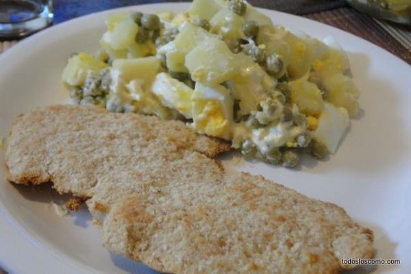 Cómo hacer ensalada de papa y huevo