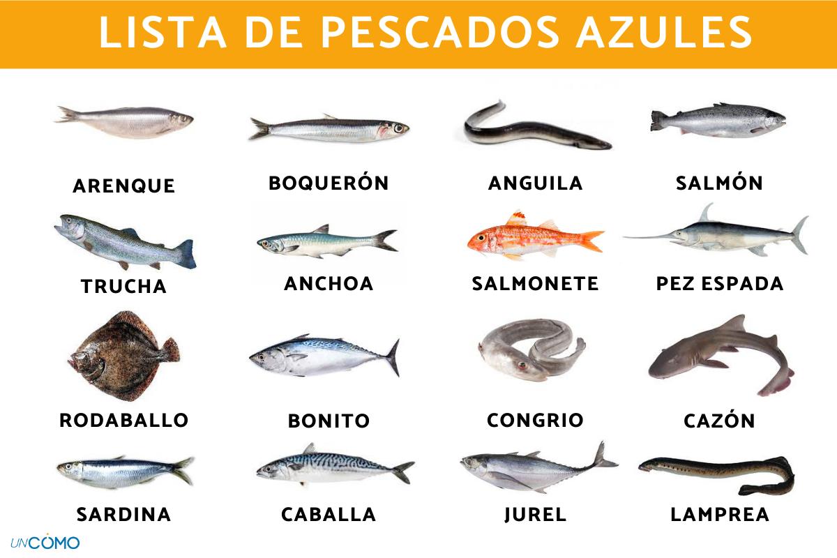 Cuáles son los pescados azules