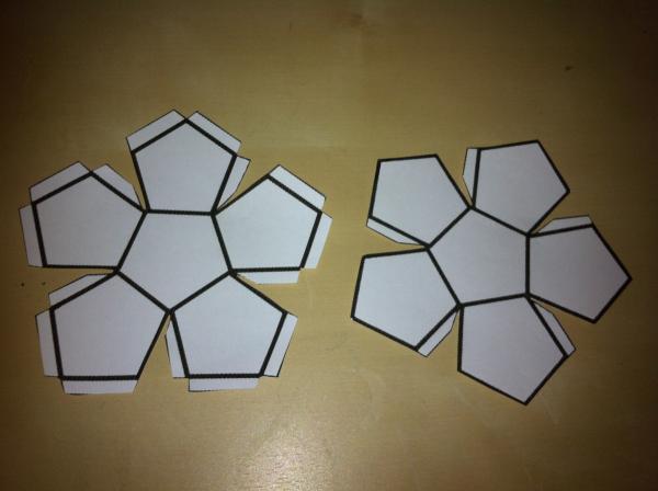 Cómo hacer un dodecaedro - Paso 2