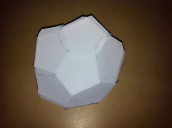 Cómo hacer un dodecaedro - Paso 5