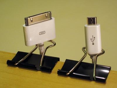 Cómo organizar cables con pinzas abatibles - Paso 3