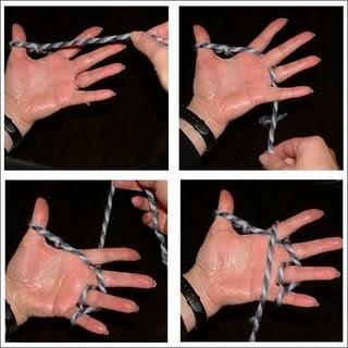 Cómo tejer con los dedos - Paso 2