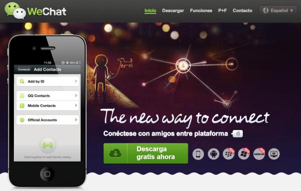 Cómo registrarme en WeChat - Paso 1