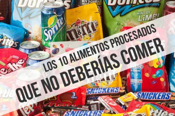 Alimentos procesados malos para la salud