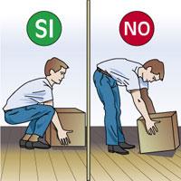 Cómo evitar problemas de espalda - Levanta peso correctamente