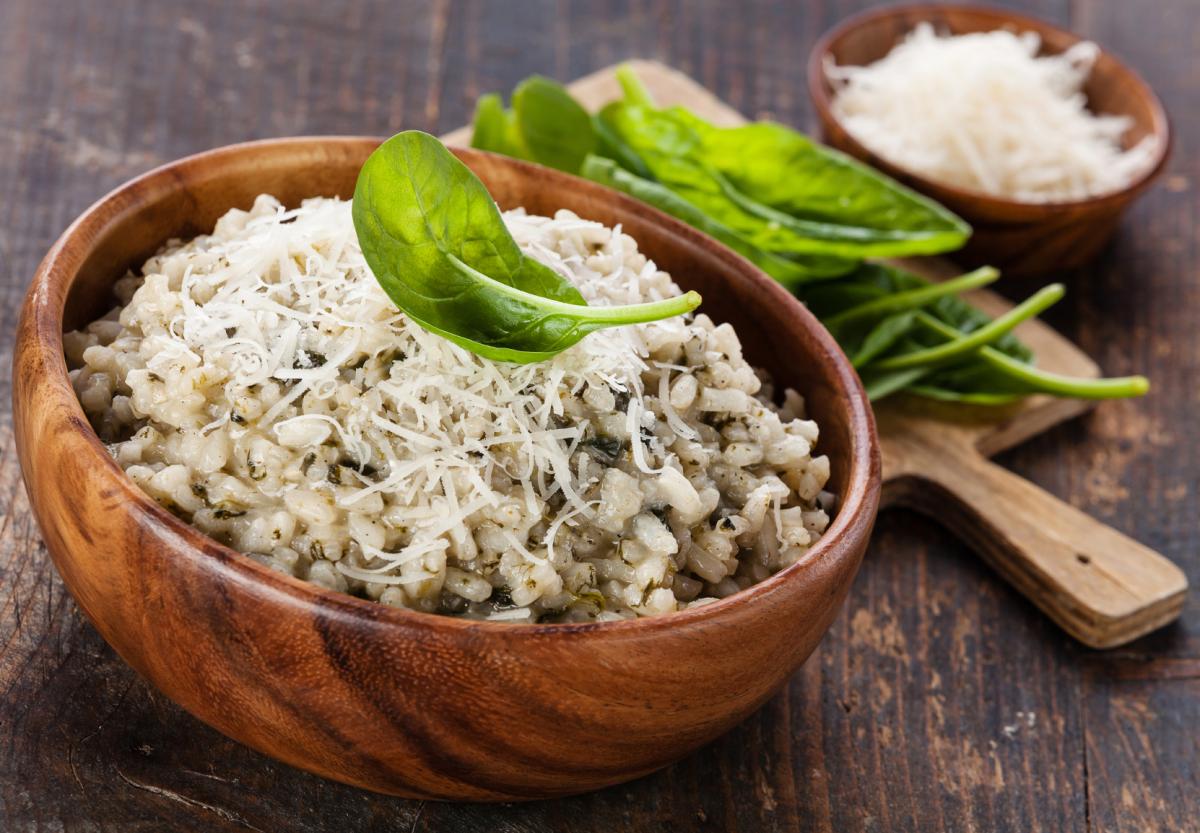 Cómo hacer risotto de espinacas