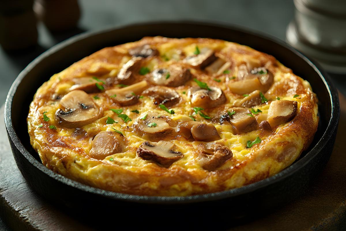 Cómo hacer tortilla de setas: receta perfecta para el otoño
