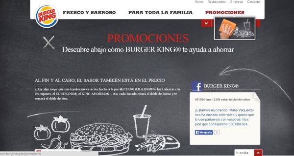 Cómo conseguir ofertas en Burger King - Paso 3