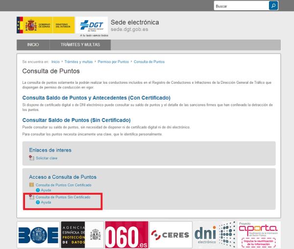 Cómo saber cuántos puntos tengo en el carnet de conducir - Paso 5