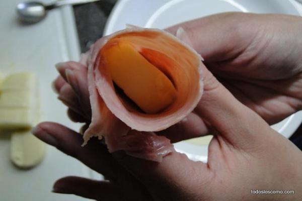 Cómo hacer empanadas de jamón y queso - Paso 3