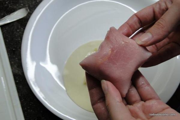 Cómo hacer empanadas de jamón y queso - Paso 4