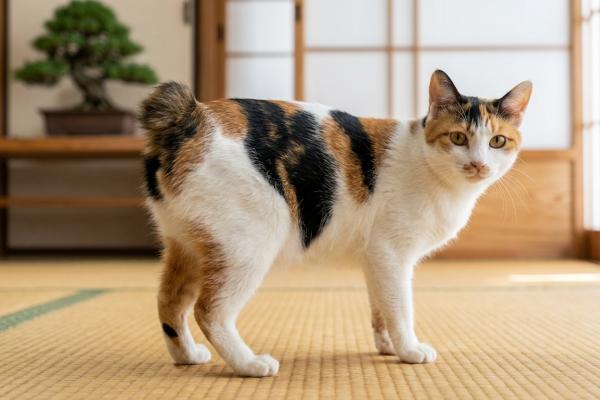 Gatos con cola corta: razas de felinos con esta curiosa característica - Japanese Bobtail o bobtail japonés