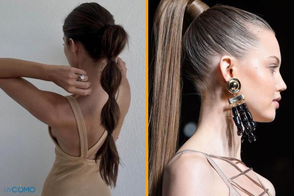 Peinados fáciles para pelo largo - Cola de caballo