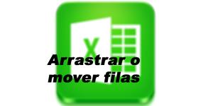Cómo arrastrar o mover filas con excel