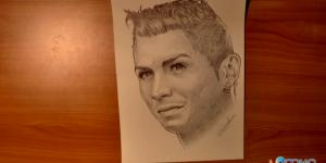 Cómo dibujar a Cristiano Ronaldo en 7 minutos