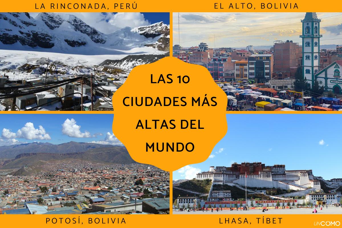 Las ciudades más altas del mundo: dónde están y a qué altitud