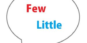 Cuál es la diferencia entre few y little en inglés