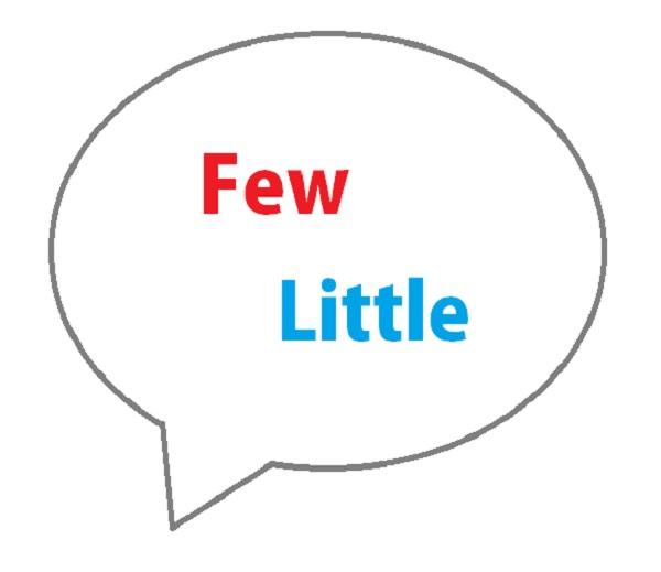 Cuál es la diferencia entre few y little en inglés