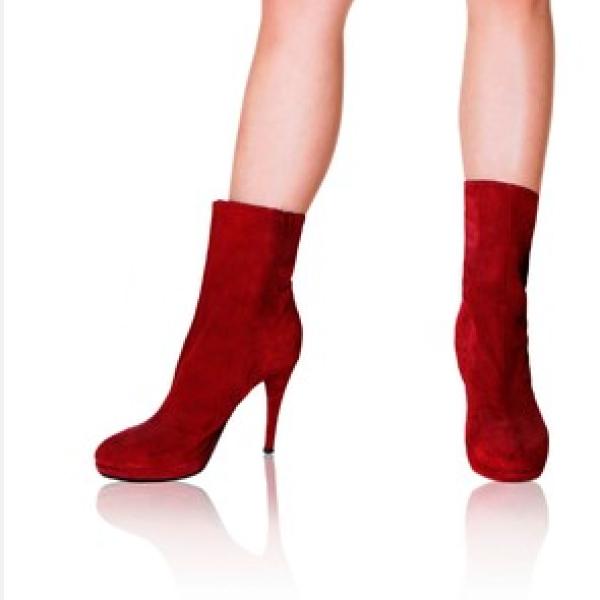 Botas Planas De Vestir Rojas Para Mujer Genérico Botas Mujer Rojas