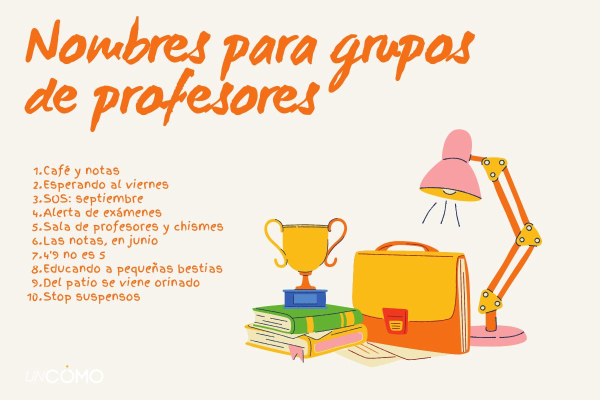 150 nombres para grupos de profesores originales y divertidos