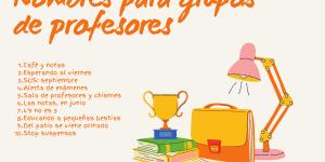 150 nombres para grupos de profesores originales y divertidos