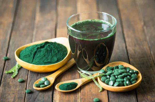 Espirulina en pastillas