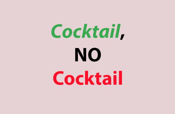 Cómo se escribe coctel, cóctel o cocktail - aquí la respuesta - Cocktail: coctel en inglés