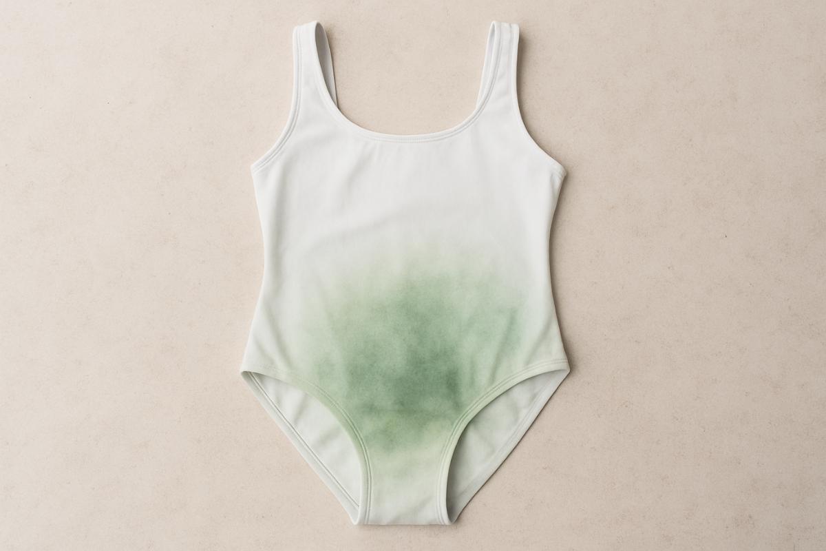 Por qué se ponen los bañadores verdes en la piscina y cómo eliminar estas manchas