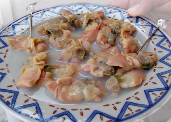 Cómo aliñar berberechos