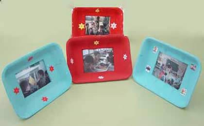 Cómo transformar una bandeja de plástico en un bonito cuadro