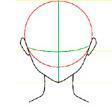 Cómo dibujar la cabeza - Manga - Paso 1