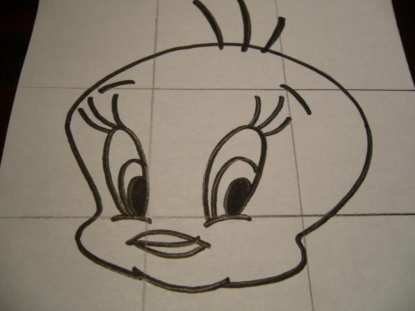 Cómo dibujar la cara de Piolín - 10 pasos c-mo-dibujar-la-cara-de-piol-n-10-pasos