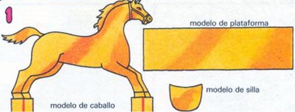 Cómo hacer carreras de caballos de cartón - Paso 1